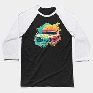 Peel Trident Very Little Muscle Car Baseball T-Shirt